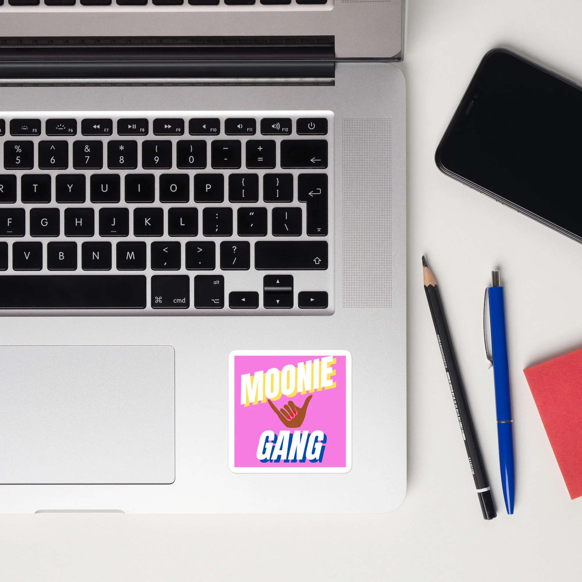 Moonie Gang Sticker (Dark Skintone) - Image 3