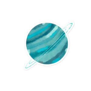 Planet Uranus Sticker
