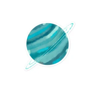 Planet Uranus Sticker