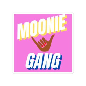 Moonie Gang Sticker (Dark Skintone)