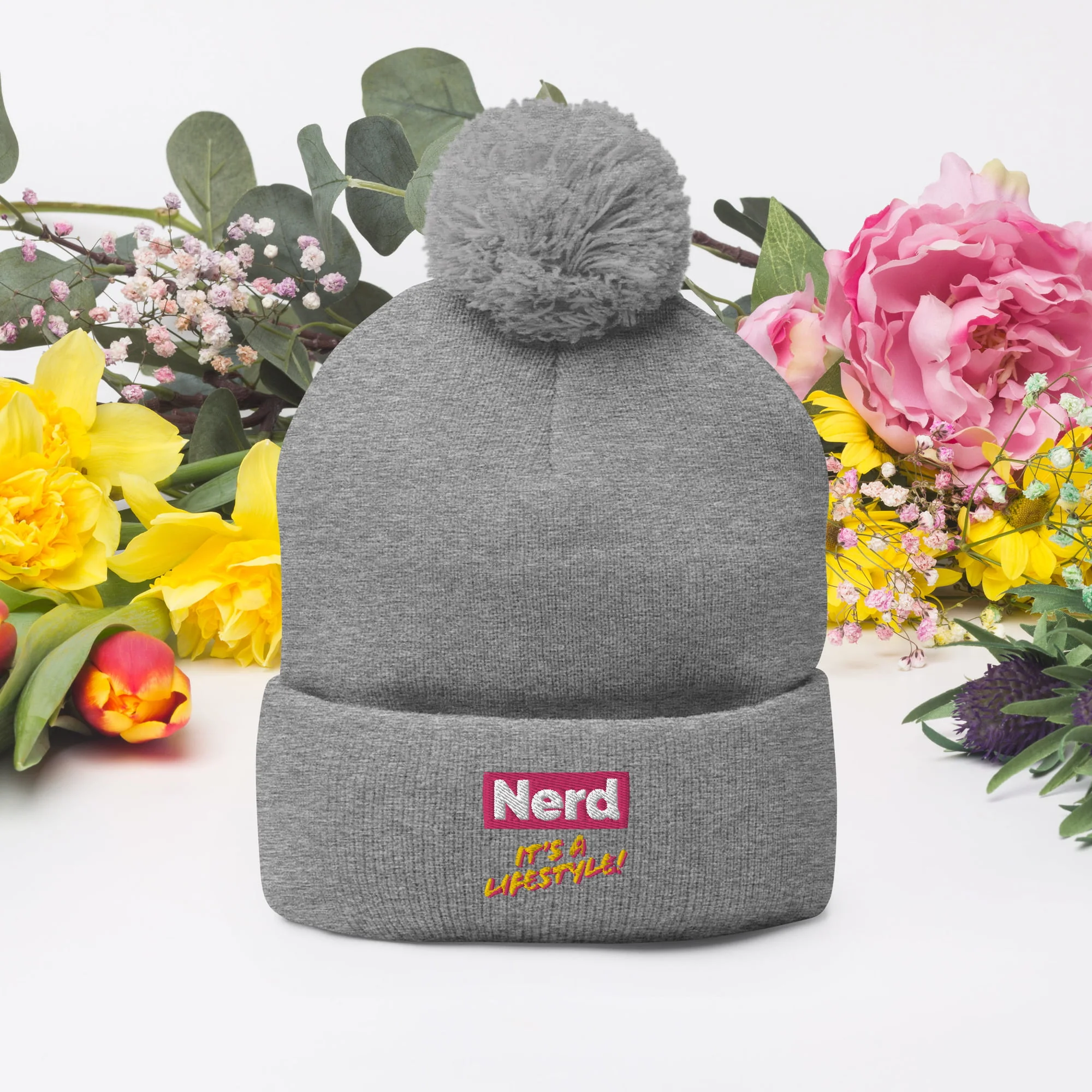 Nerd! It's A Lifestyle Beanie (Pink Lemonade)