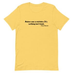 Anime Was a Mistake (Black Text)